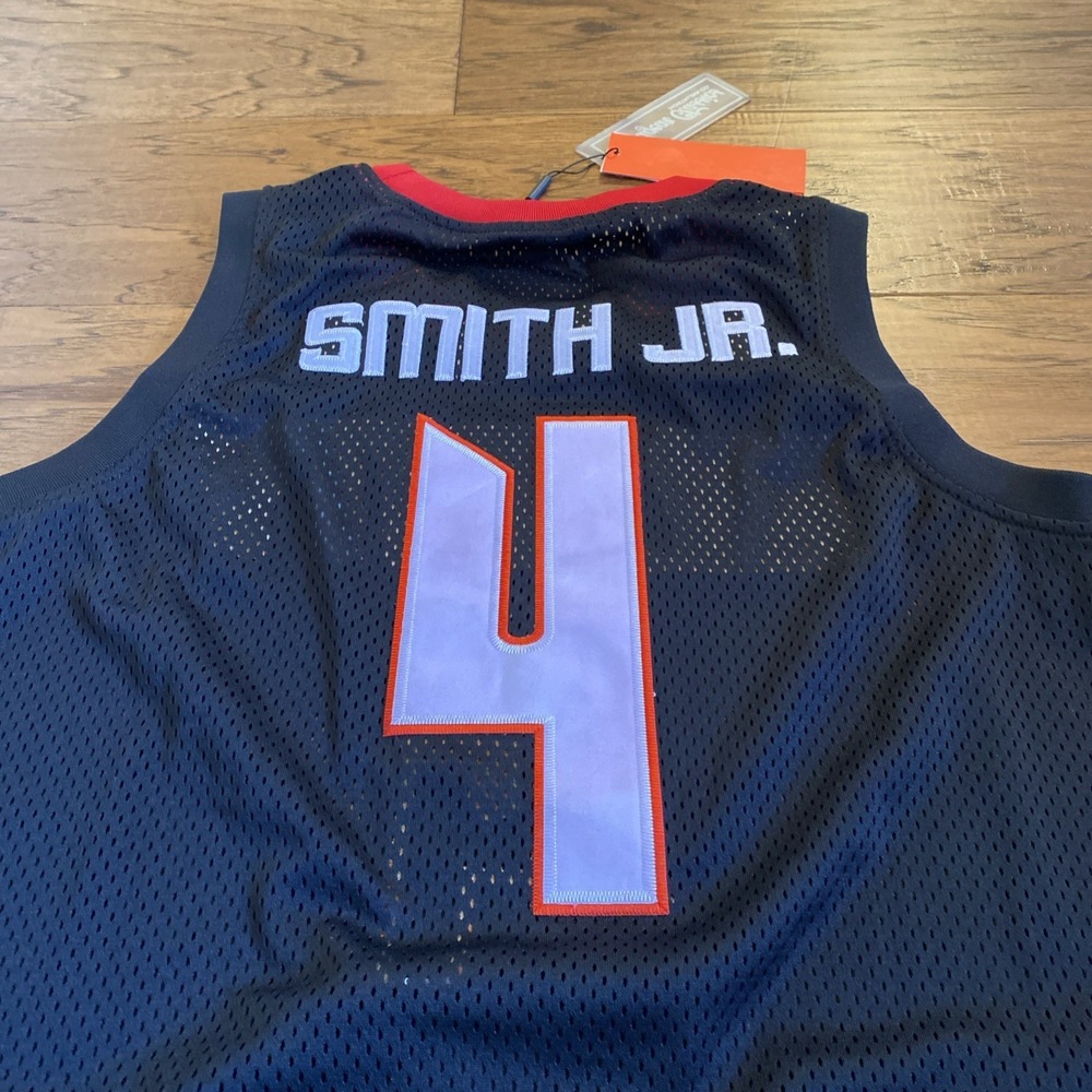Headgear Dennis Smith Jr. Trinity Christian Academy Jersey #4 NWT Size Medium - Picture 7 of 7